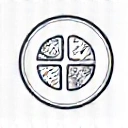 Icon representing a personalized meal plan, perhaps a plate with diverse food items and a checklist.